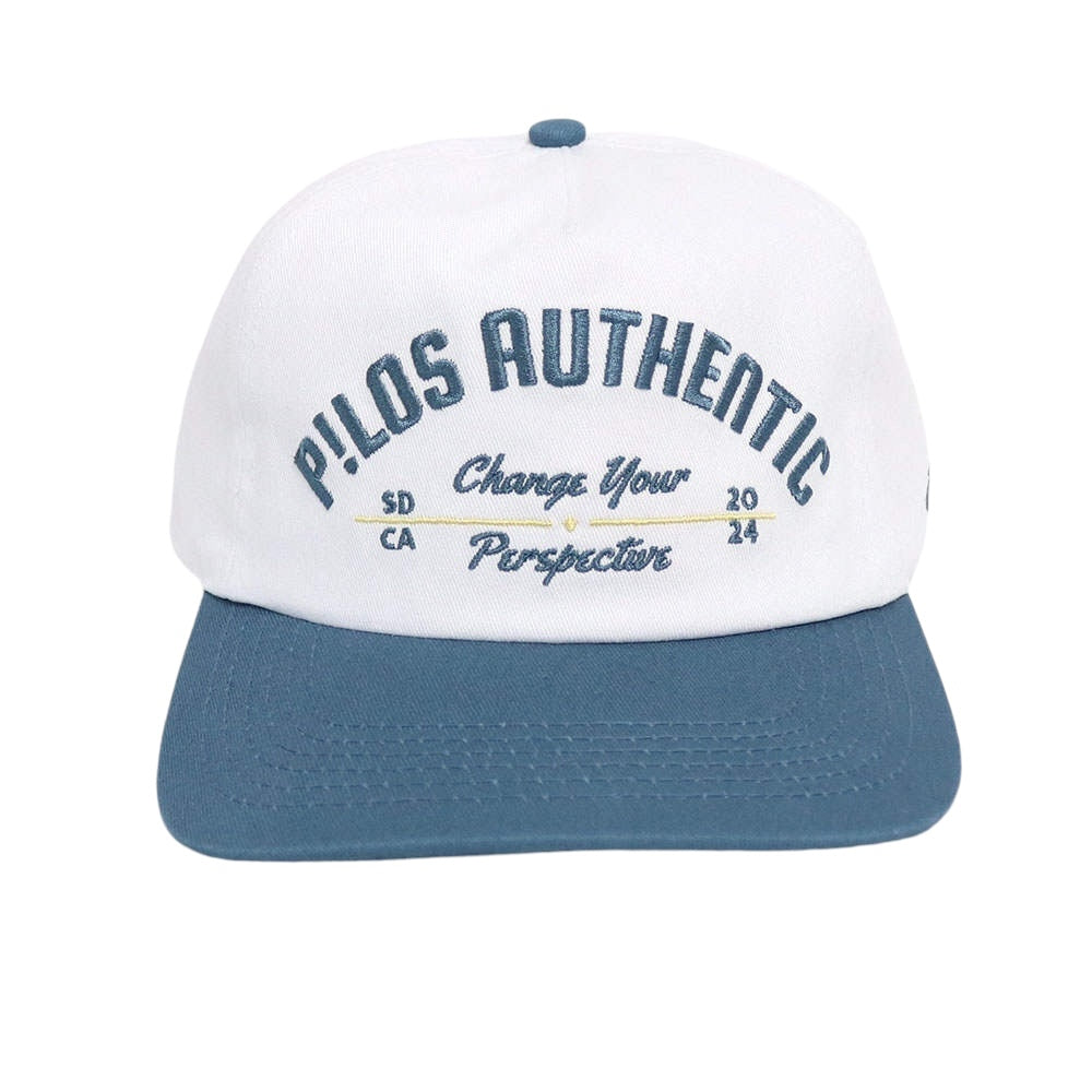 P!los SD Unstructured — White / Blue Hat