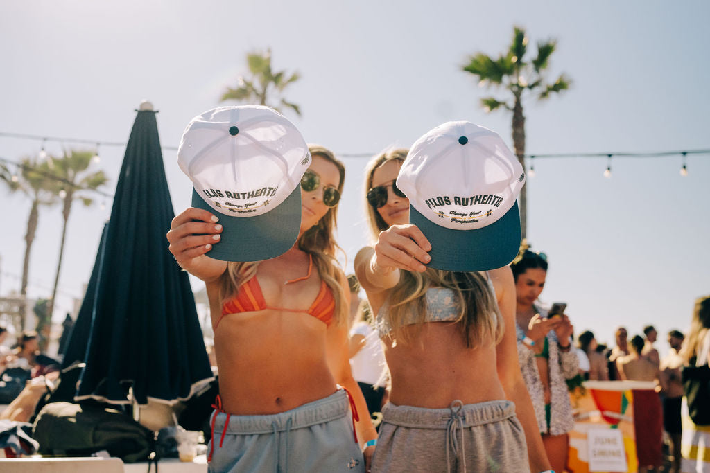 P!los SD Unstructured — White / Blue Hat